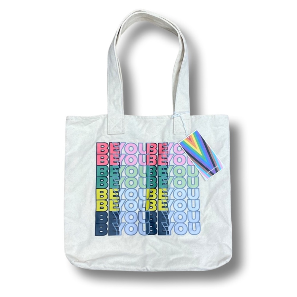 NWT BE YOU Pride Canvas Tote Bag